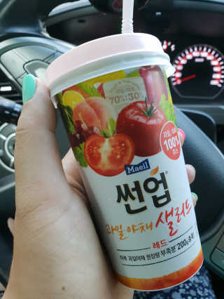 과일야채샐러드 썬업 과일야채 샐러드 3종 — 5점을 준 리뷰어가 2018년 8월 올린 사용 사진