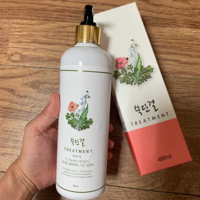 쑥단결 데미지 트리트먼트 480ml 리뷰 사진