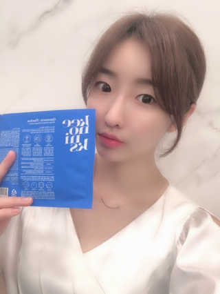 키노닉스 Querencia_Flawless 마스크팩 — 5점을 준 리뷰어가 2019년 5월 올린 사용 사진