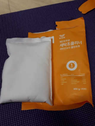 레인보우샵 올인원세탁세제,베이킹소다 스틱포6개입+세탁조클리너 — 4.33점을 준 리뷰어가 2018년 4월 올린 사용 사진