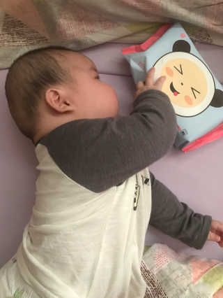 달곰이 물티슈 — 4점을 준 리뷰어가 2017년 2월 올린 사용 사진