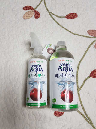 베지아쿠아 475ml + 리필 1000ml 1Set — 4.5점을 준 리뷰어가 2019년 8월 올린 사용 사진