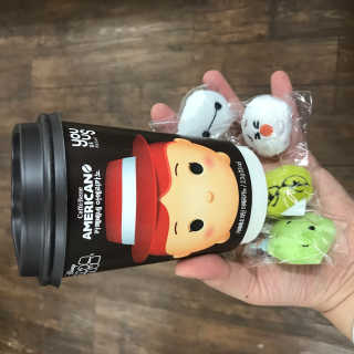 GS25 디즈니썸썸 카페베네 아메리카노 — 5점을 준 리뷰어가 2017년 12월 올린 사용 사진