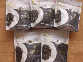 광천우리맛김 우리집밥도둑 맛있는광천김 우리김자반 50g 5봉 — 5점을 준 리뷰어가 2018년 3월 올린 사용 사진