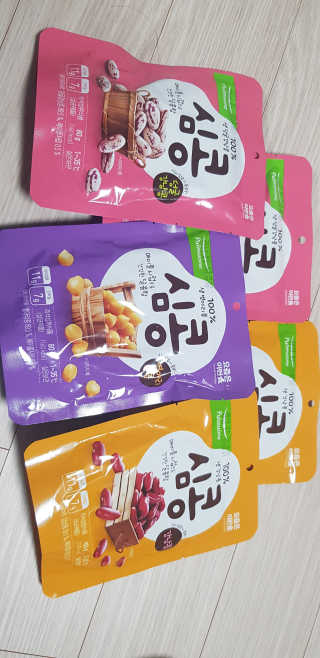 풀무원 칼로리 부담 없는 건강 간식, 심콩 — 5점을 준 리뷰어가 2019년 10월 올린 사용 사진
