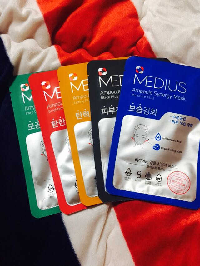 메디어스 MINI 앰플 시너지 마스크 리뷰 사진