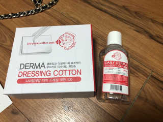 나이팅게일 광채토너130ml+더마 드레싱 코튼 100 SET — 5점을 준 리뷰어가 2018년 5월 올린 사용 사진