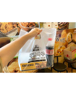 [치킨마루]-  빠사칸윙봉현미 + 콜라 500ml — 5점을 준 리뷰어가 2019년 7월 올린 사용 사진