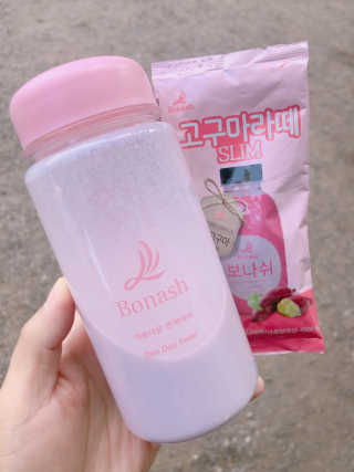 보나쉬슬림 고구마라떼 6pc+보틀 — 4.5점을 준 리뷰어가 2019년 5월 올린 사용 사진