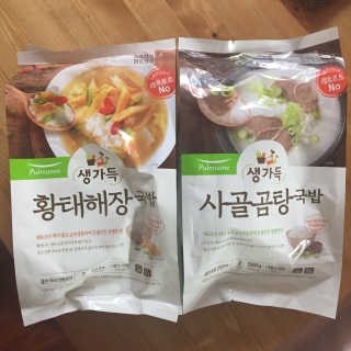 [풀무원] 사골곰탕국밥 황태해장국밥 — 4.33점을 준 리뷰어가 2018년 6월 올린 사용 사진