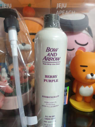 보우앤애로우 아로마 올인원 리퀴드 솝 - 베리 퍼플 500ml — 4점을 준 리뷰어가 2020년 1월 올린 사용 사진