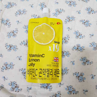 푸드마스터그룹 레모나 비타민C 곤약젤리 2종 — 4점을 준 리뷰어가 2019년 4월 올린 사용 사진
