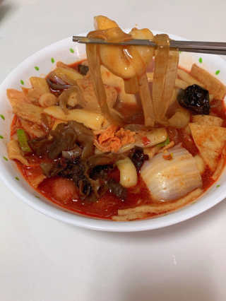 땡땡쿡 쓰촨 마라 떡볶이 2인분 595g — 5점을 준 리뷰어가 2019년 10월 올린 사용 사진