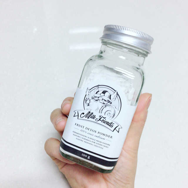밀크프렌즈 과일 디톡스 파우더 리뷰 사진