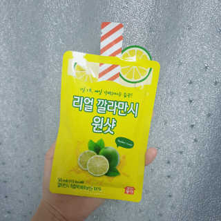 장수농가 리얼깔라만시 원샷 50ml 10팩+보틀 — 5점을 준 리뷰어가 2019년 5월 올린 사용 사진