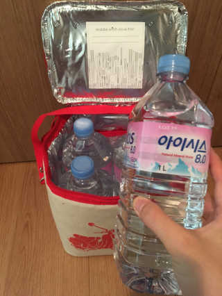 보냉가방도 패션이다.젤싼 친환경 린넨 보냉가방 — 5점을 준 리뷰어가 2018년 7월 올린 사용 사진