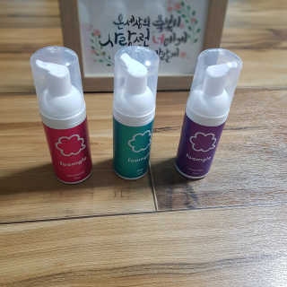 폼글 I foamgle [폼글] 거품가글 50ml 3종 - 민트, 라벤더, 라즈베리 — 3.5점을 준 리뷰어가 2019년 11월 올린 사용 사진