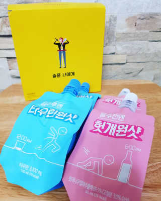 천호식품 숙취해서 헛개원샷, 타우린원샷 술푼너에게 — 5점을 준 리뷰어가 2017년 12월 올린 사용 사진