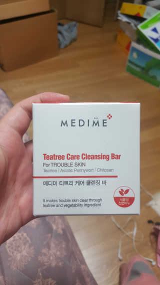 메디미 티트리케어 클렌징 바 — 5점을 준 리뷰어가 2017년 11월 올린 사용 사진