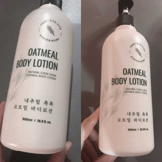 (주)에네스티 내추럴 촉촉  오트밀 바디로션 500ml — 5점을 준 리뷰어가 2019년 10월 올린 사용 사진