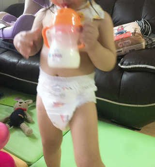 보솜이 액션핏 팬티형 — 5점을 준 리뷰어가 2019년 3월 올린 사용 사진