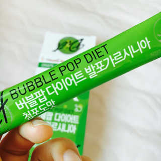 비타민하우스 버블팝 다이어트 발포가르시니아 청포도/복숭아 — 3점을 준 리뷰어가 2017년 6월 올린 사용 사진