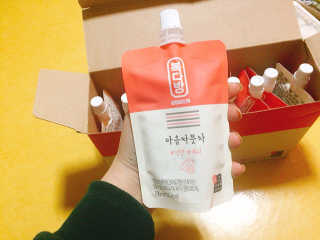 자연원 복다방 2종 100ml 10포씩 — 2점을 준 리뷰어가 2018년 12월 올린 사용 사진