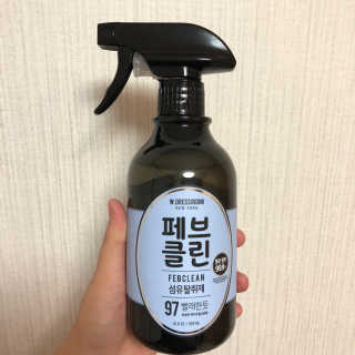 더블유드레스룸 페브클린 500ml — 5점을 준 리뷰어가 2018년 8월 올린 사용 사진