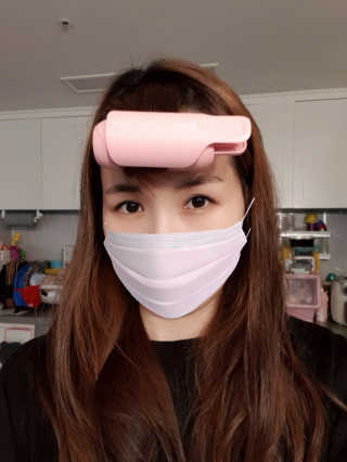 유닉스 USB 충전식 헤어롤 슈가핀 38mm — 5점을 준 리뷰어가 2020년 3월 올린 사용 사진