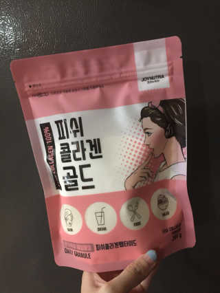 조이뉴트라 피쉬콜라겐골드 — 5점을 준 리뷰어가 2018년 10월 올린 사용 사진