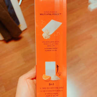 비알티씨 V10 파우더 클렌징 티백 2종 — 5점을 준 리뷰어가 2019년 2월 올린 사용 사진