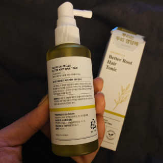 달리프 클로렐라 베러 루트 헤어토닉 100ml — 4점을 준 리뷰어가 2020년 1월 올린 사용 사진