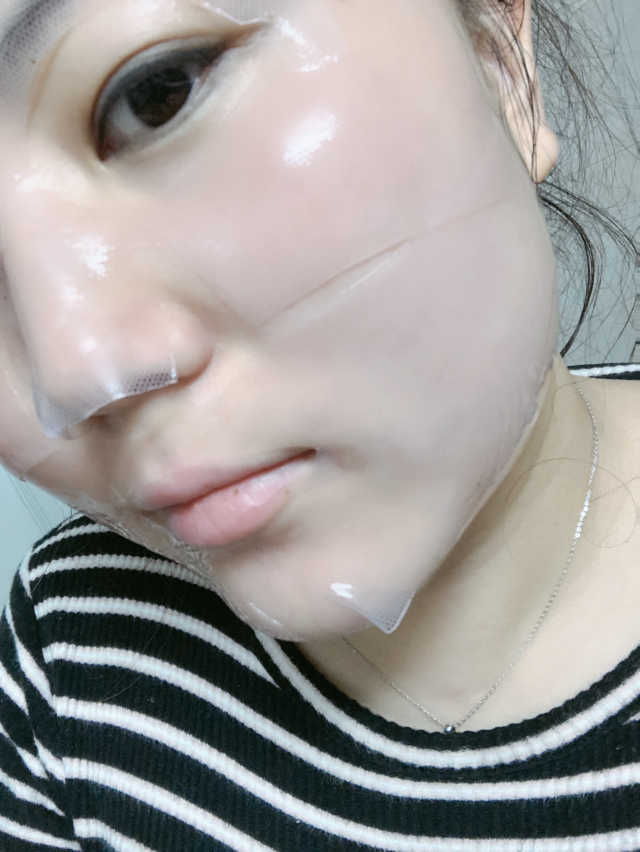 더메이블 라벤더 스킨 릴리프 하이드로겔 마스크 리뷰 사진