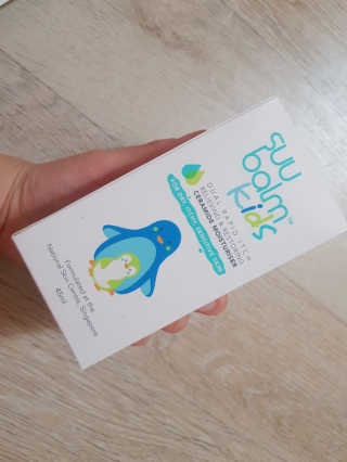 수밤키즈보습크림 45ml 1개 + 헤드투토바디워시 샘플 — 1점을 준 리뷰어가 2019년 11월 올린 사용 사진