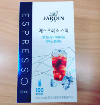 (주)쟈뎅 [쟈뎅] 에스프레소스틱 아이스블렌드 — 5점을 준 리뷰어가 2019년 5월 올린 사용 사진