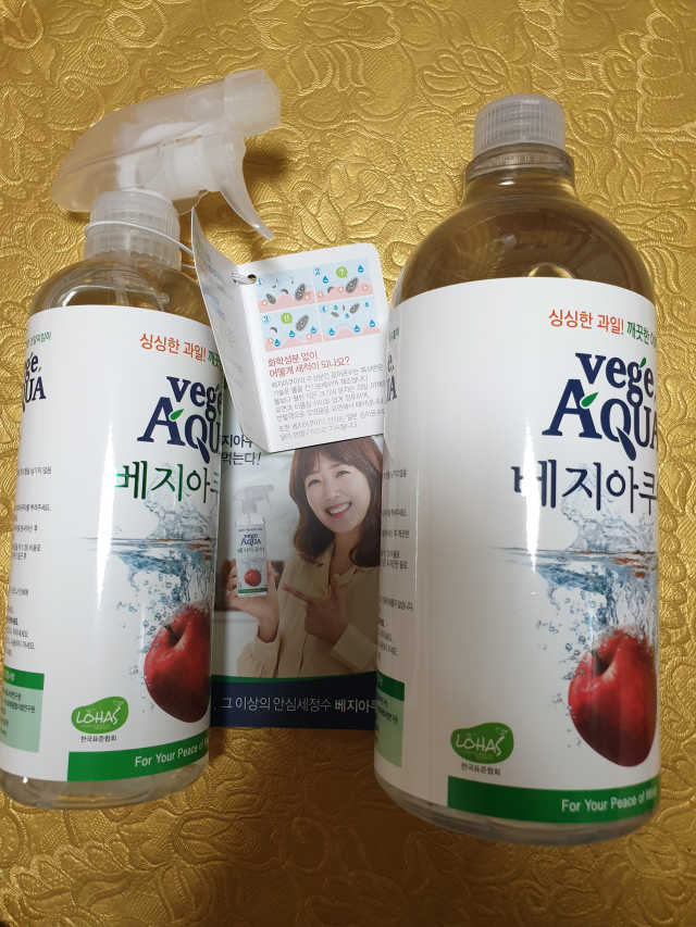 베지아쿠아 475ml + 리필 1000ml 1Set 리뷰 사진