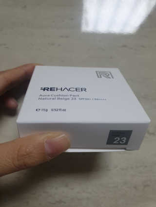 리하셀 아우라 쿠션 팩트 21호,23호 SPF50+ PA++++ — 4점을 준 리뷰어가 2019년 10월 올린 사용 사진