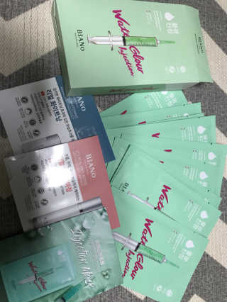 바노바기 코스메틱 바노바기 인젝션 마스크 (10매입) — 5점을 준 리뷰어가 2017년 6월 올린 사용 사진