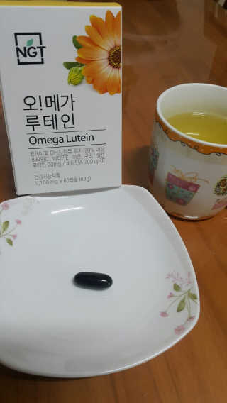 네츄럴굿띵스 오!메가루테인 60일분 — 5점을 준 리뷰어가 2019년 2월 올린 사용 사진