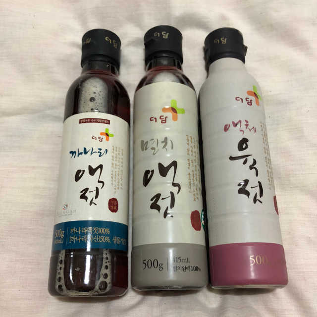 더담 액젓 세트 리뷰 사진