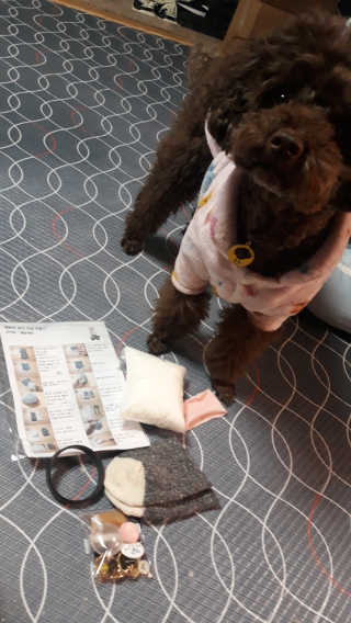삭스플리즈 [DIY] 삑삑이 토끼 양말인형 키링 만들기+실+기부팔찌 — 1점을 준 리뷰어가 2020년 3월 올린 사용 사진