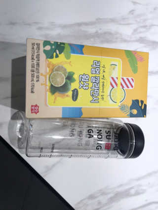 장수농가 리얼깔라만시 원샷 50ml 10팩+보틀 — 4.5점을 준 리뷰어가 2019년 5월 올린 사용 사진