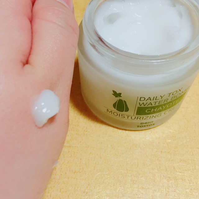 데일리톡스 워터밤 차요테 모이스처라이징 크림 리뷰 사진