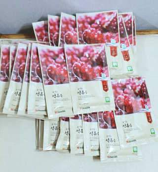 [하이헬스] 정말 진하고 맛있는 유기농 석류즙 30포 — 5점을 준 리뷰어가 2019년 11월 올린 사용 사진