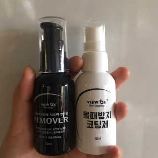 뷰오케이 욕실 화장실 셀프 물때제거 코팅제,리무버 50ml — 5점을 준 리뷰어가 2019년 5월 올린 사용 사진