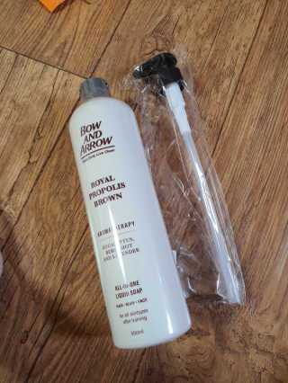 보우앤애로우 아로마테라피 올인원 리퀴드 솝 - 브라운  500ml — 5점을 준 리뷰어가 2019년 12월 올린 사용 사진