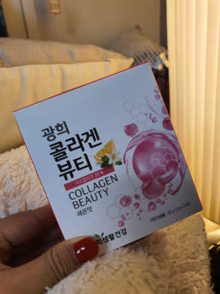 광희생활건강 광희 콜라겐뷰티 — 5점을 준 리뷰어가 2019년 12월 올린 사용 사진