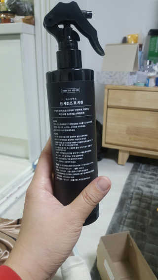 PEACE MOMENT 피스모먼트 인세컨즈포키친 320mL 천연살균소독제 — 5점을 준 리뷰어가 2019년 2월 올린 사용 사진