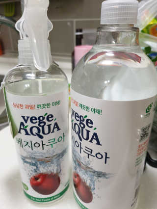 베지아쿠아 475ml + 리필 1000ml 1Set — 5점을 준 리뷰어가 2019년 11월 올린 사용 사진
