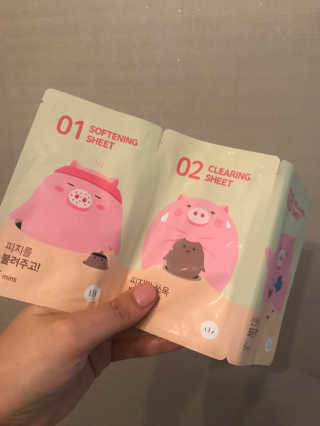 미팩토리 3단 돼지코팩 3매입 X 2 — 5점을 준 리뷰어가 2018년 3월 올린 사용 사진